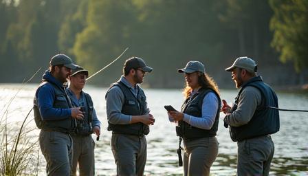 Corporate fishing retreats and team building experiences