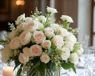 Wedding floral centerpiece arrangement